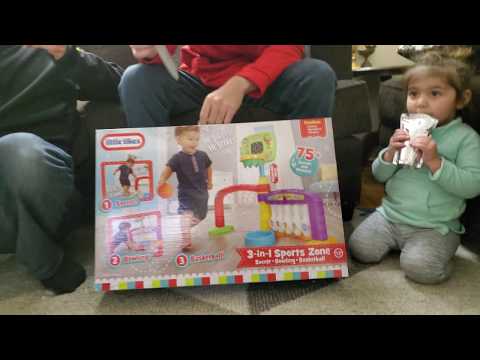 Vivian setup unboxing little tykes 3 in 1 sports zone