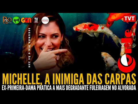 Live do Conde! Michelle, a assassina de carpas: ex-primeira-dama pratica fuleiragem no Alvorada