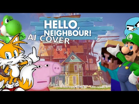 GET OUT! Hello Neighbour AI Cover