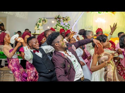 Best Wedding Entrance || MY WHITE WEDDING RECEPTION with MC Relax & Adetoun