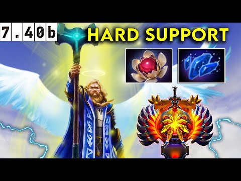 Omniknight Immortal Hard Support - Dota 2 Patch 7.40b Pro Pub Gameplay