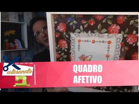 Aprenda a fazer um charmoso quadro afetivo com artesão Marcelo Darghan – 14/12/20