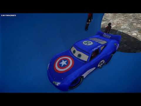 The Avengers w  Lightning Mcqueen Cars in GTA 4 MOD