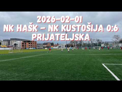 2026-02-01 NK HAŠK - NK Kustošija 0:6 - prijateljska