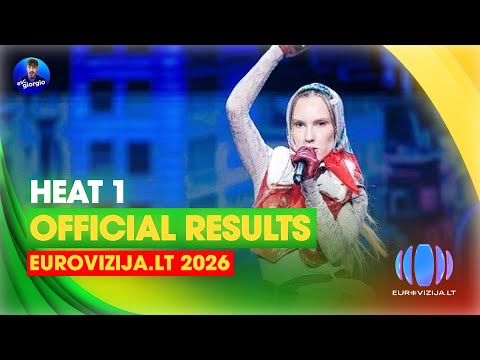 🇱🇹 Eurovizija.LT 2026: Heat 1 - Official Results