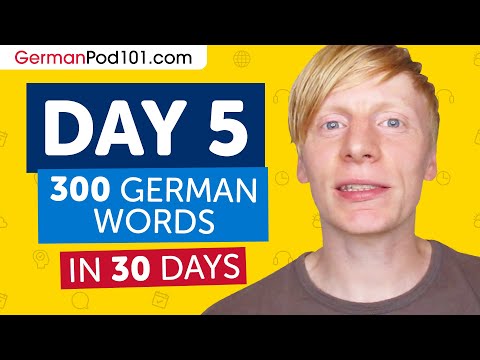 Day 1 10 300 Learn 300 German Words in 30 Days Challenge
