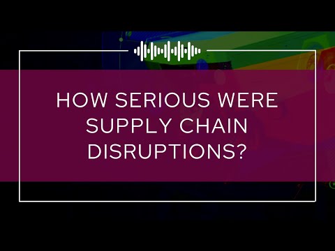 How Serious Were Supply Chain Disruptions?