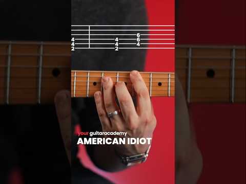 American Idiot - Green Day #guitarlesson