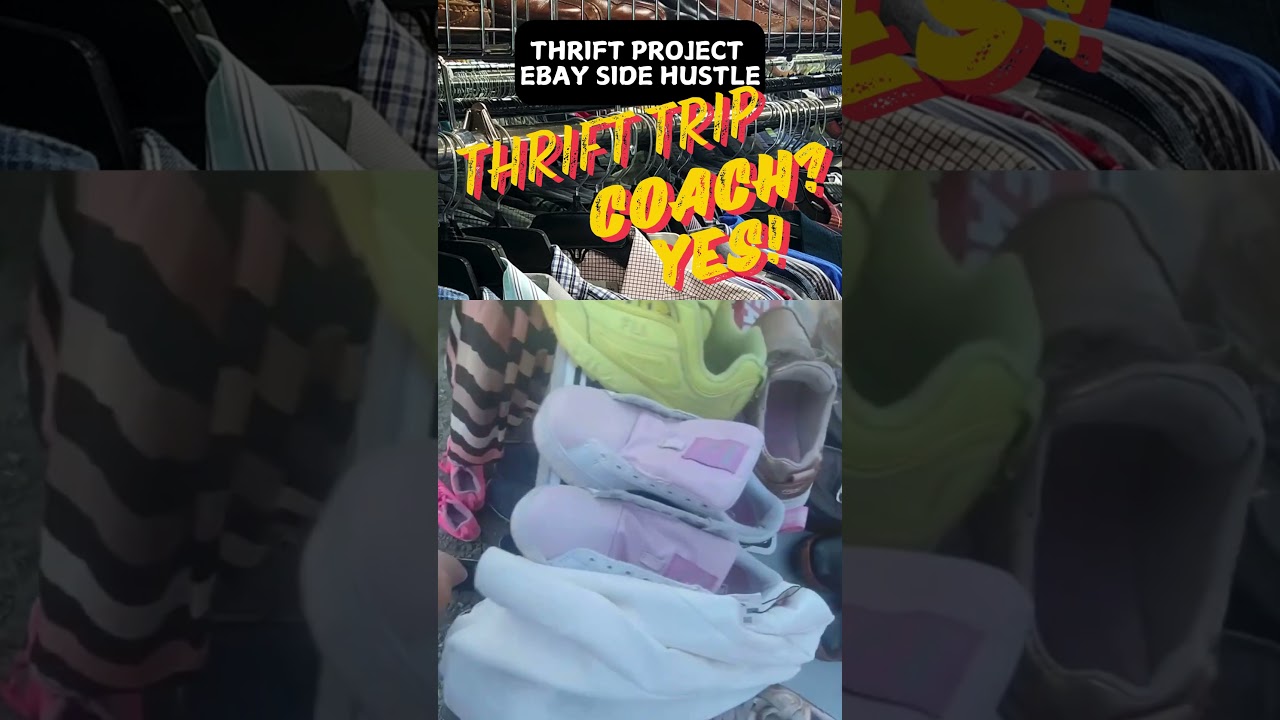 THRIFTING for COACH 💼🔥 Found AUTHENTIC Coach for CHEAP at the Flea Market! #thriftflip #ebay