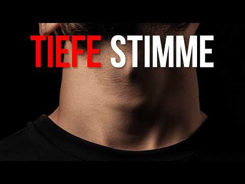 Wie man in 3 Minuten eine tiefere Stimme bekommt (5 Übungen, die deine Stimme sofort tiefer machen)