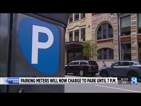 Grand Rapids parking meters will now charge to park until 7 p.m.