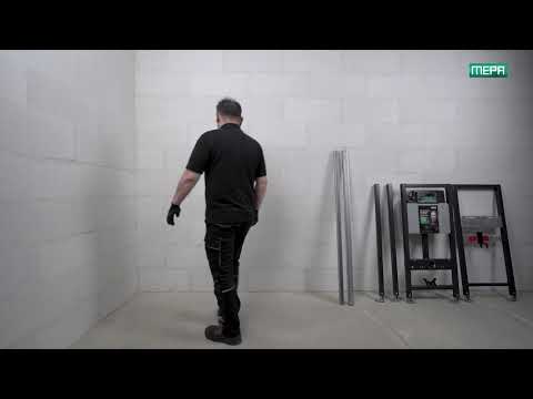 MEPA nextVIT - Schienenmontage Systembauhöhe 120 cm