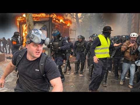 Paris Burns at 'Peaceful' Student Protest 🇫🇷