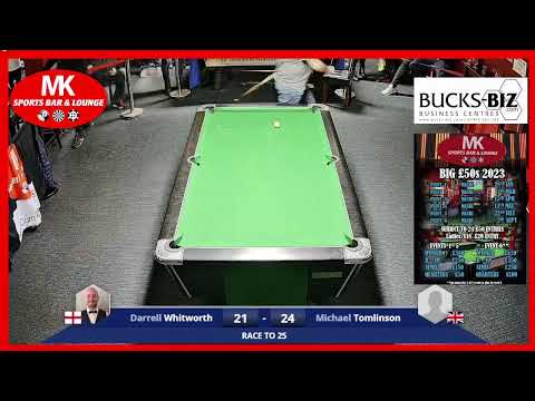MKSBL Live - Darrell Whitworth v Michael Tomlinson