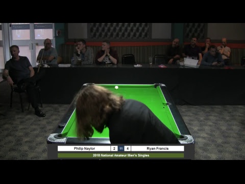 2018 Men's National Amateur Singles - Philip Naylor v Ryan Francis
