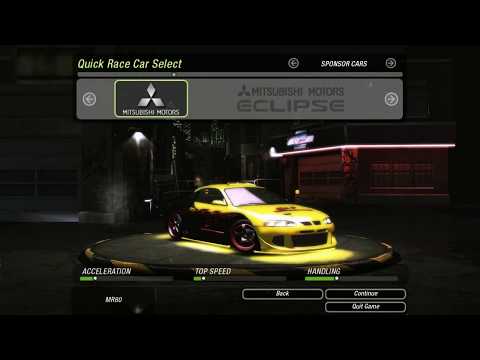 NFS Underground 2 - All Cars (+Bonus Cars) 1080p60