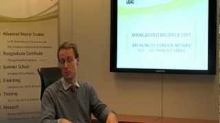 Common Security and Defence Policy Issues: Part 1