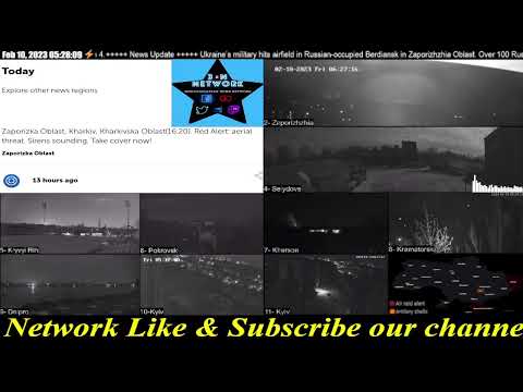 Ukraine Live Cams, 24/7 Liveuamap - Luhansk, Zaporizhia, Kharkiv and More! 2/9/2023