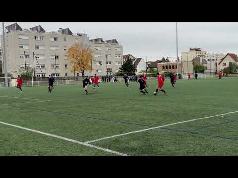 BUT DE MALEK LE 27/11/2022 VGA ST MAUR VS VILLEMONBLE  4/0  U18 R3 POUIE C