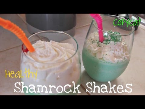 Recipe St. Patrick's Day | Copycat & Healthy Shamrock Shakes