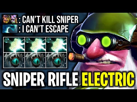 SNIPER RIFLE ELECTRIC - 3X MJOLLNIER + 3X SKADI SNIPER NON STOP RAMPAGE 7.26 | Dota 2