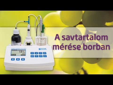 HI 84502 Borászati minititrátor az összes savtartalom méréséhez