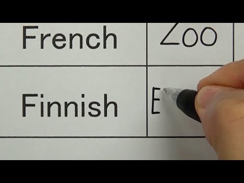 Finnish is a little funny