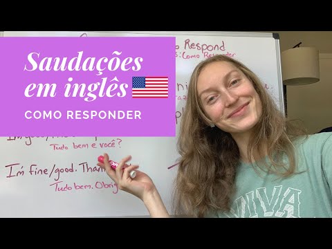 Saudações em inglês I Como Responder
