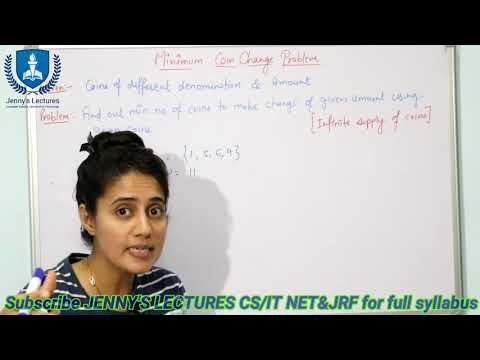 Coin Change Problem Minimum number of coins Dynamic Programming