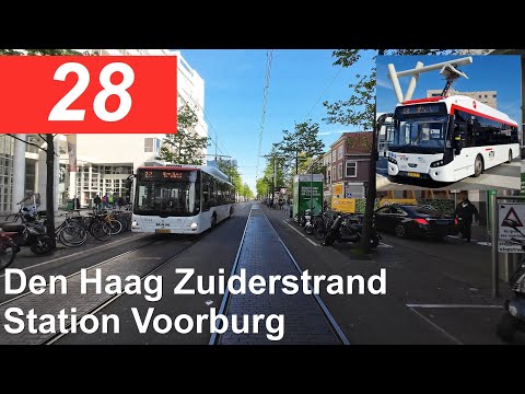 HTM lijn 28: Den Haag Zuiderstrand - Station Voorburg | Maatregelen Binckhorst | HTM 2007 | 2023