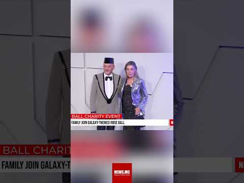 Monaco's Rose Ball: Glamour, Galaxy Theme, Royal Presence #shorts