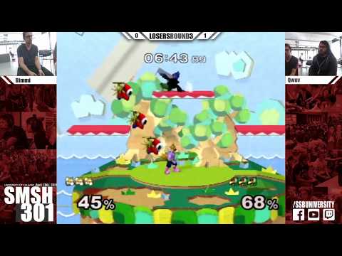 SMSH 301 - Birmi vs. Qwuv - Melee Singles Losers Top 8