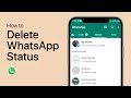 How To Delete WhatsApp Status On Android Remove WhatsApp Status Tutorial