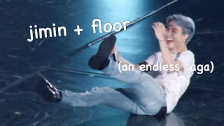 just jimin falling & tripping for 3 minutes