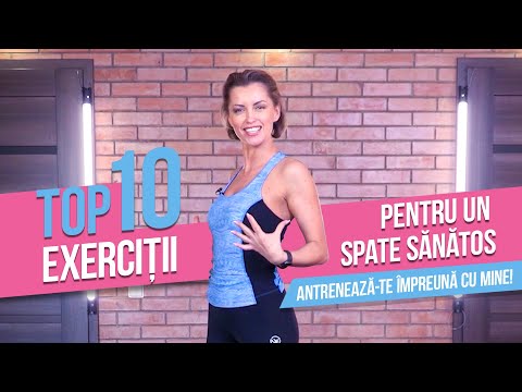 💪Top 10 exerciții zilnice pentru un spate sănătos și postură dreaptă 🥳