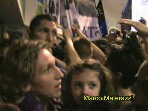 INTER - Arrivo a Malpensa dopo Barcellona