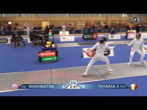 85 T32 03 F E Individual Barcelona ESP WC BLUE  TATARAN Amalia   ROU  vs  WASHINGTON Isis  USA