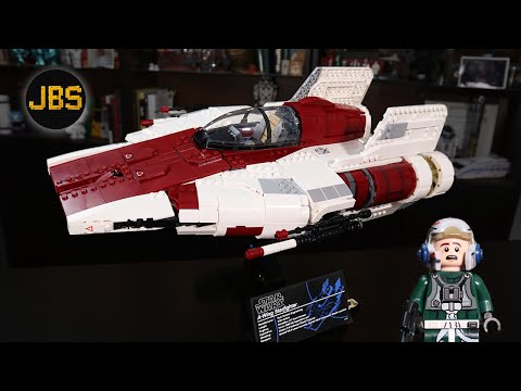 LEGO Star Wars UCS A-Wing Starfighter Review, Comparison, and Speed Build - Set 75275