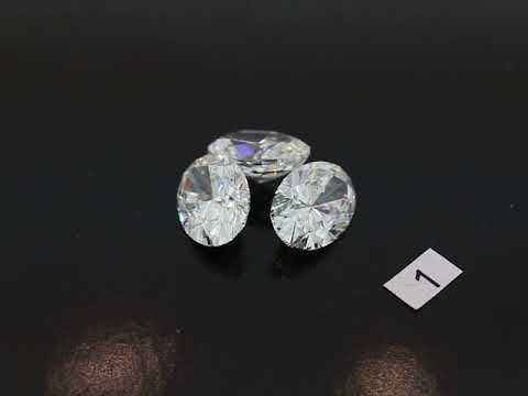 Oval lab grown diamonds