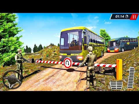 Mountain Off Road Real Army Bus Simulator 2019 - Android Gameplay FHD