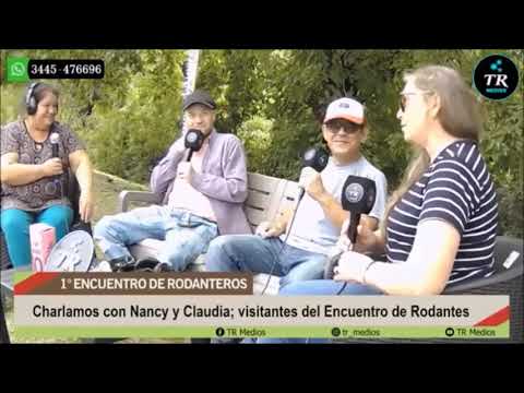 ENTREVISTA A NANCY DE APOSTOLES MISIONES 1° EN LLEGAR AL ENCUENTRO RODANTERO  Y CLAUDIA STUBER