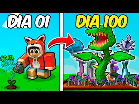 PASSEI 100 DIAS NO GROW A GARDEN (cresça um jardim)