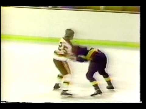 Dave Hutchison vs Willi Plett NHL Apr 7/77