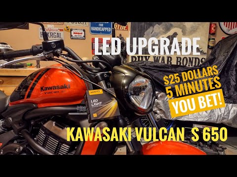 LED Upgrade 5 Minutes, $25.00 All Bikes, My Vulcan S