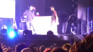 Leonel Garcia y Noel Schajris bailando, movistar arena 2017