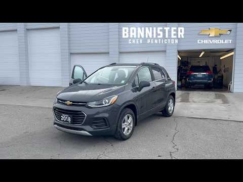 2018 Chevrolet Trax AWD 4dr LT in Gray for sale at Bannister Chevrolet Penticton in Penticton, BC