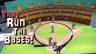 The Incredible Running Man Unit Inside A Williams Pitch & Bat Arcade Machine