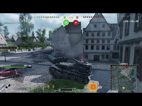World of Tanks Console PS5 -- VK 72.01(K) with 6k combined damage on Fisherman Bay