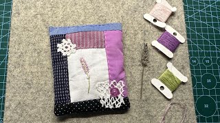 Making a lavender sachet