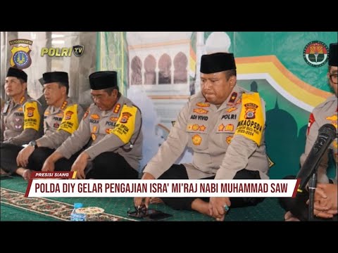 POLDA DIY GELAR PENGAJIAN DALAM RANGKA ISRA MIKRAJ